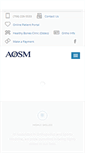 Mobile Screenshot of aosmclinic.com