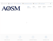 Tablet Screenshot of aosmclinic.com